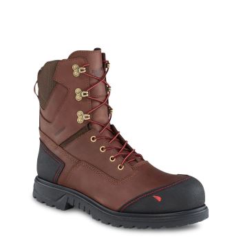 Red Wing Brnr XP 8-inch Insulated Waterproof Safety Toe Mens Work Boots Brown - Style 4454